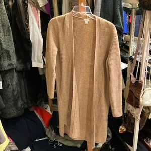 J. Crew long wool cardigan